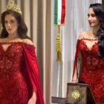 vestido miss universo