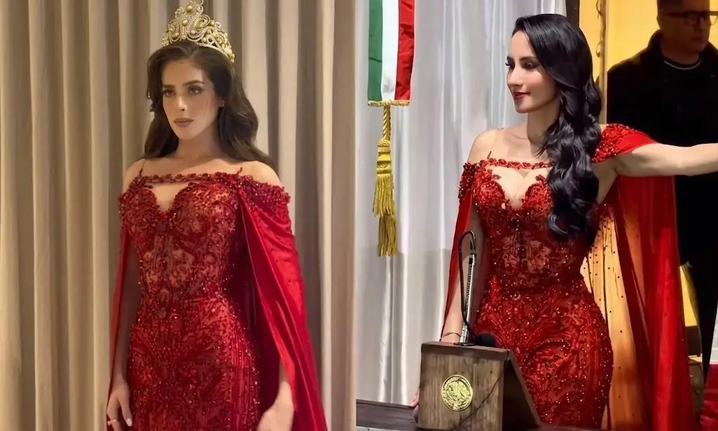 vestido miss universo